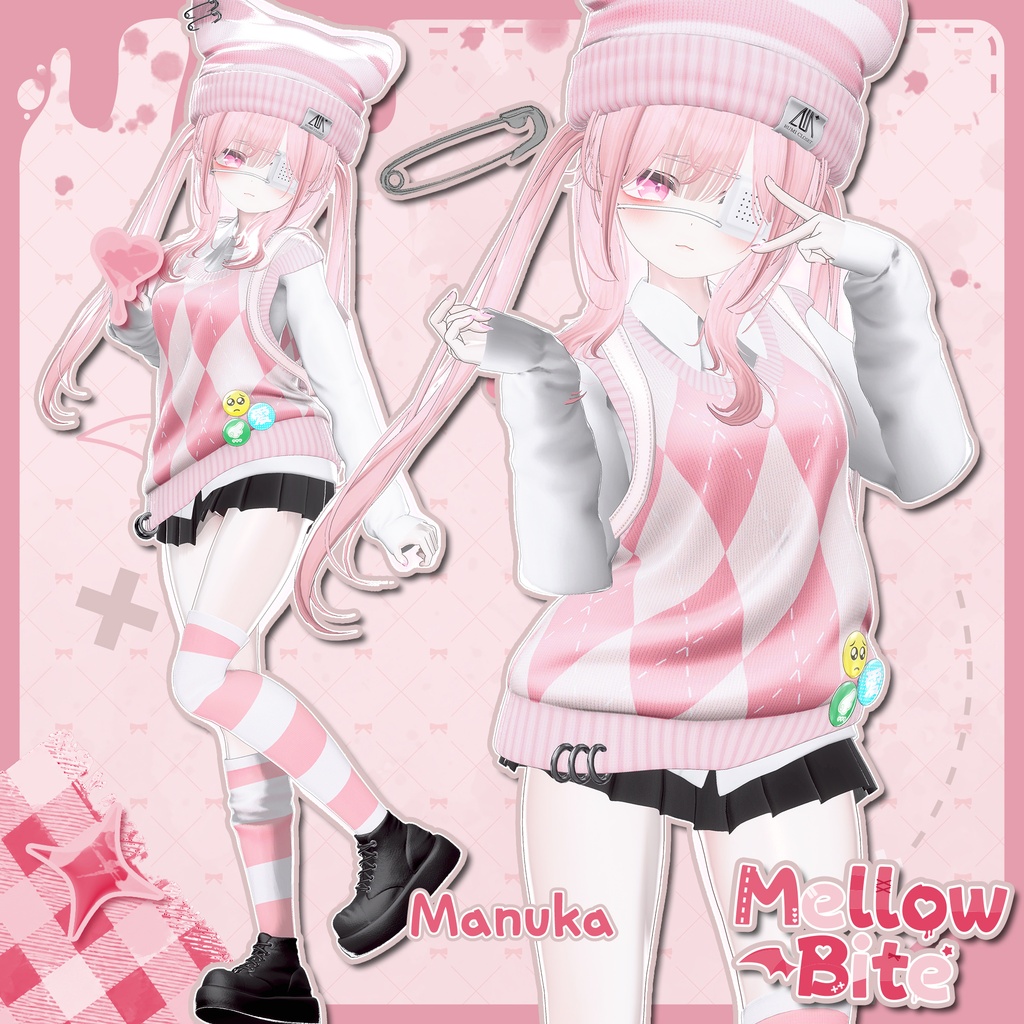 【SALE】【14アバター対応】 Mellow Bite 【VRChat想定】