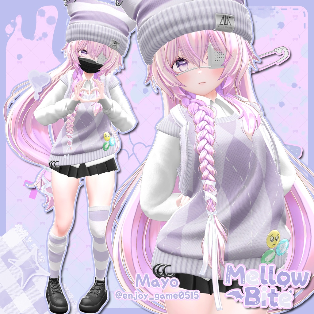 【SALE】【14アバター対応】 Mellow Bite 【VRChat想定】