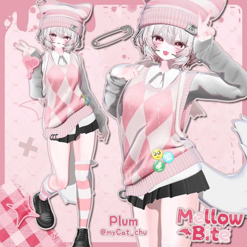 【SALE】【14アバター対応】 Mellow Bite 【VRChat想定】