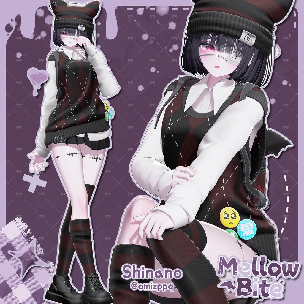 【SALE】【14アバター対応】 Mellow Bite 【VRChat想定】