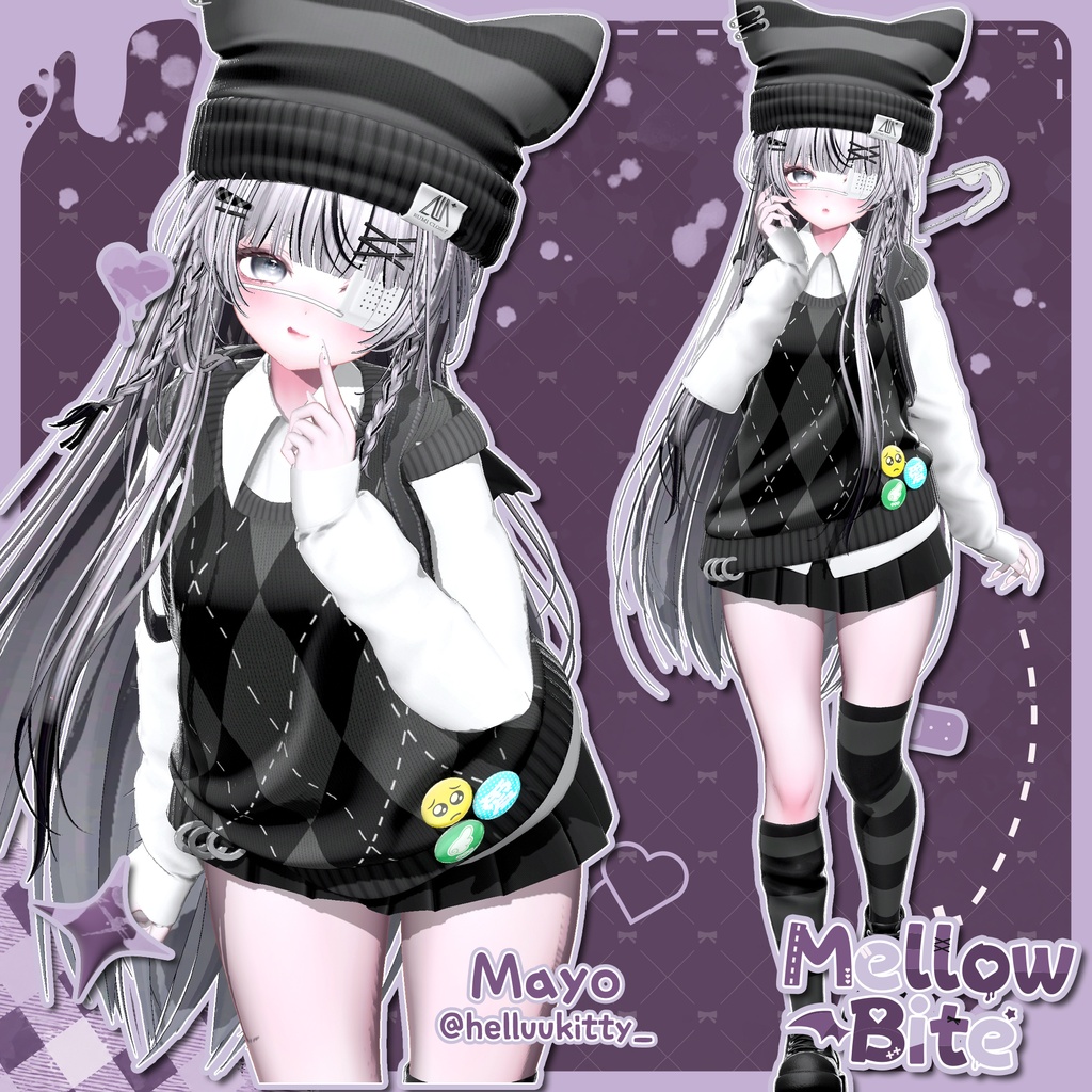 【SALE】【14アバター対応】 Mellow Bite 【VRChat想定】