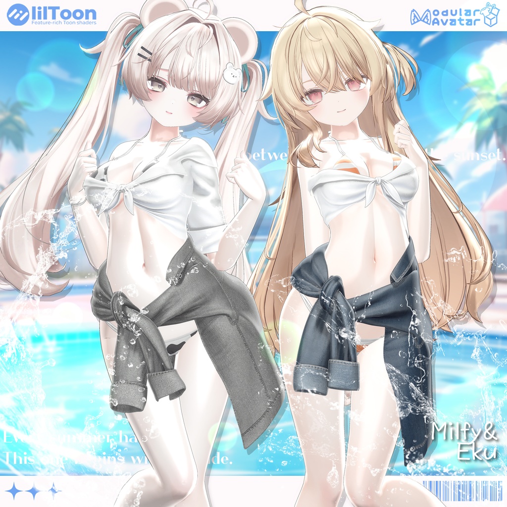 【SALE】【18アバター対応】 Sunlit Tide 【VRChat想定】