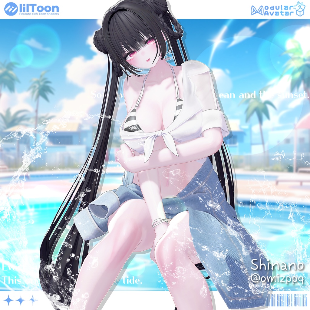 【SALE】【18アバター対応】 Sunlit Tide 【VRChat想定】