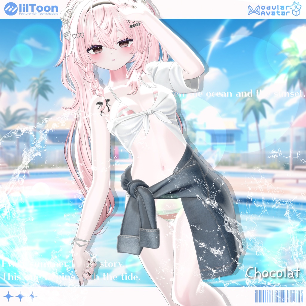 【SALE】【18アバター対応】 Sunlit Tide 【VRChat想定】