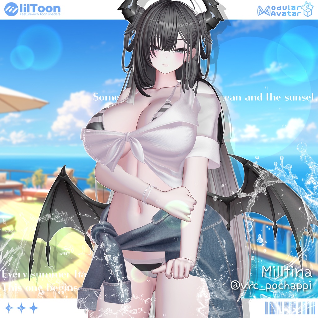 【SALE】【18アバター対応】 Sunlit Tide 【VRChat想定】