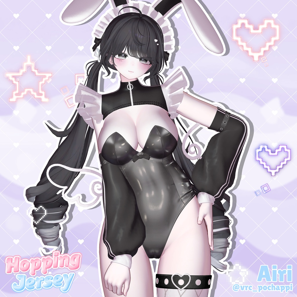 【SALE】【13アバター対応】 Hopping Jersey 【VRChat想定】
