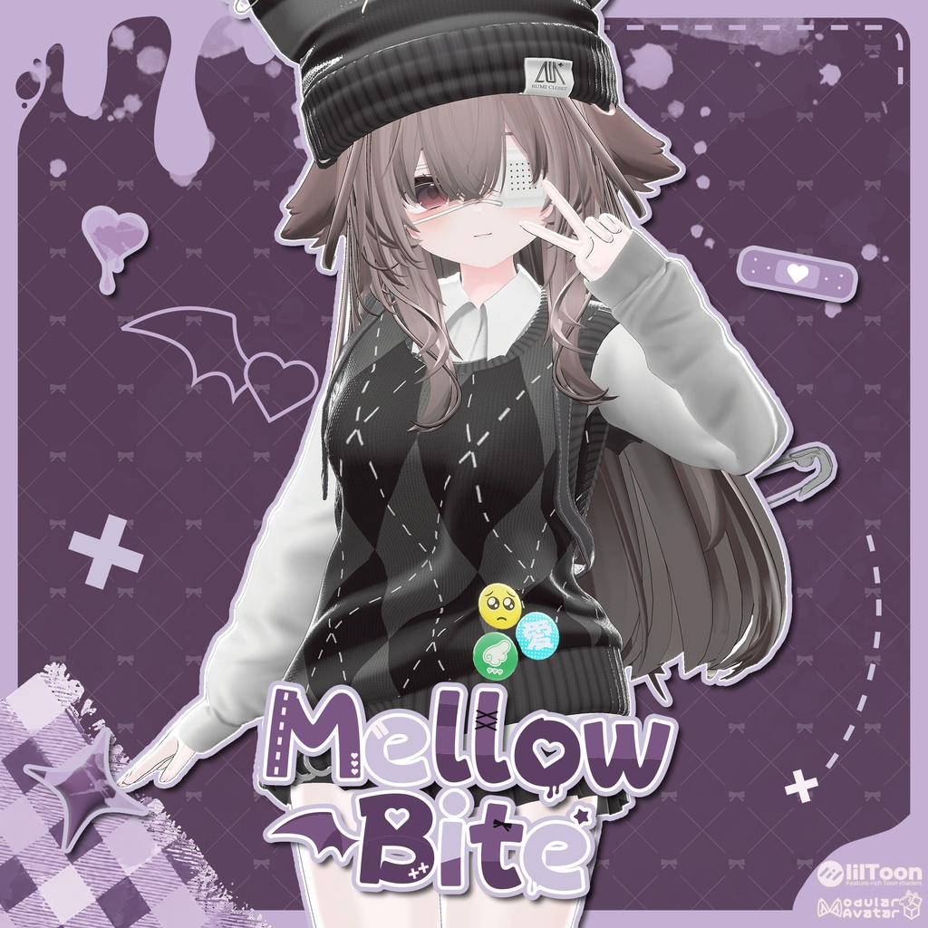 【SALE】【輝夜対応】【衣装7着】 Kaguya Pack 【VRChat想定】