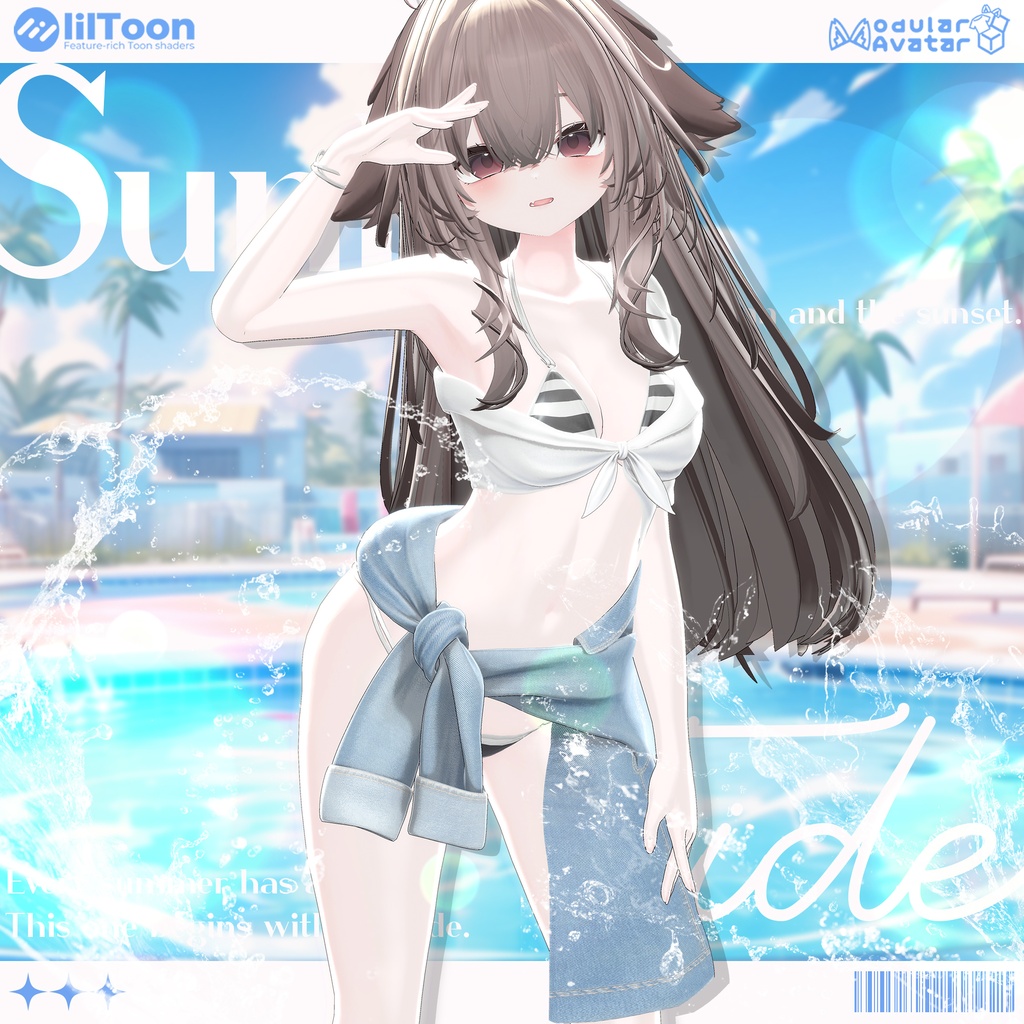【SALE】【輝夜対応】【衣装7着】 Kaguya Pack 【VRChat想定】