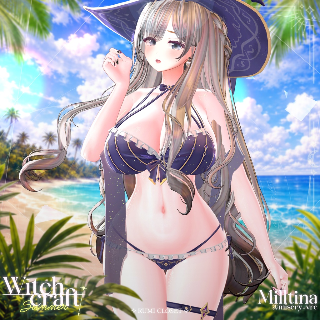 【SALE】【16アバター対応】 Witchcraft Summer 【VRChat想定】