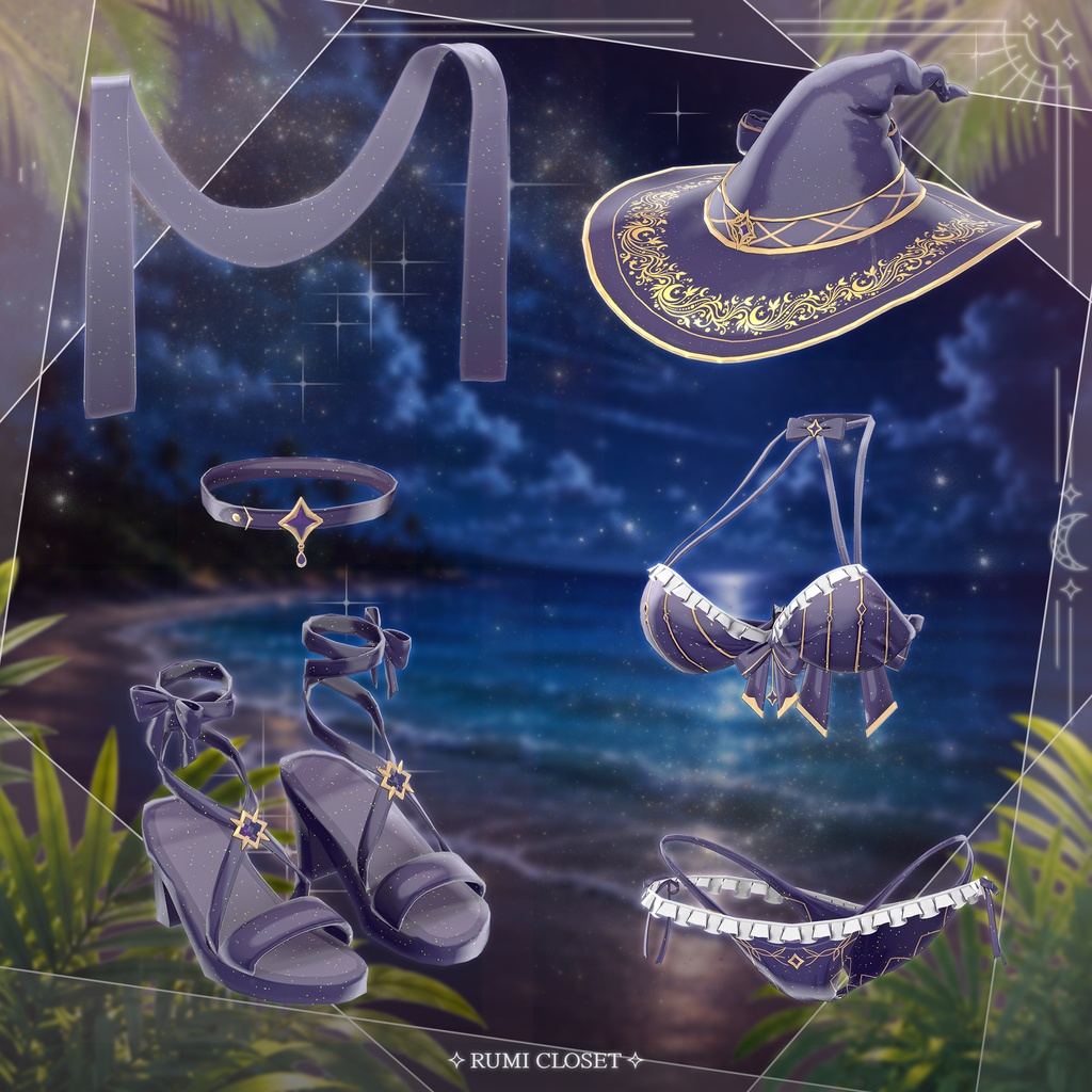【SALE】【16アバター対応】 Witchcraft Summer 【VRChat想定】