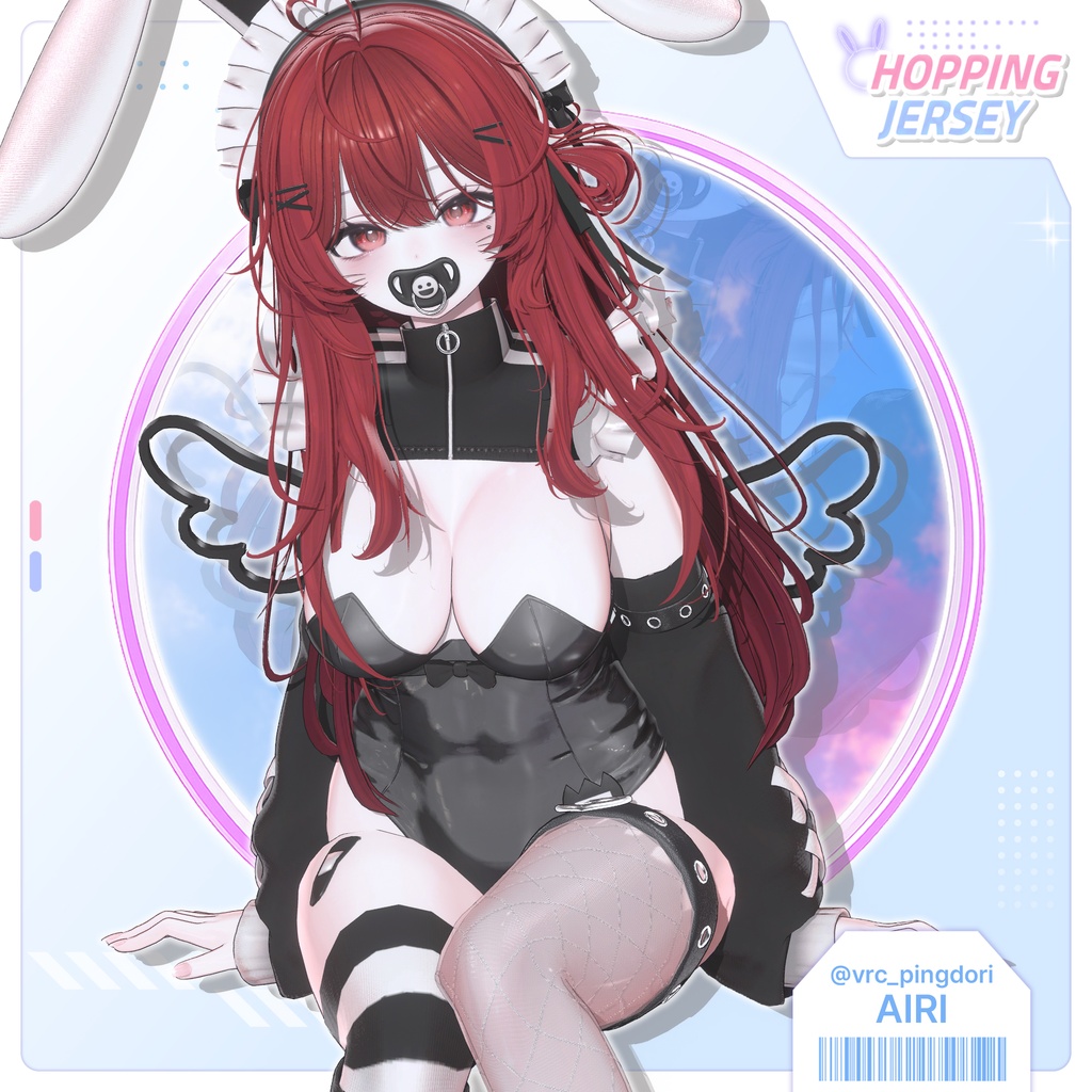 【SALE】【15アバター対応】 Hopping Jersey_Re 【VRChat想定】