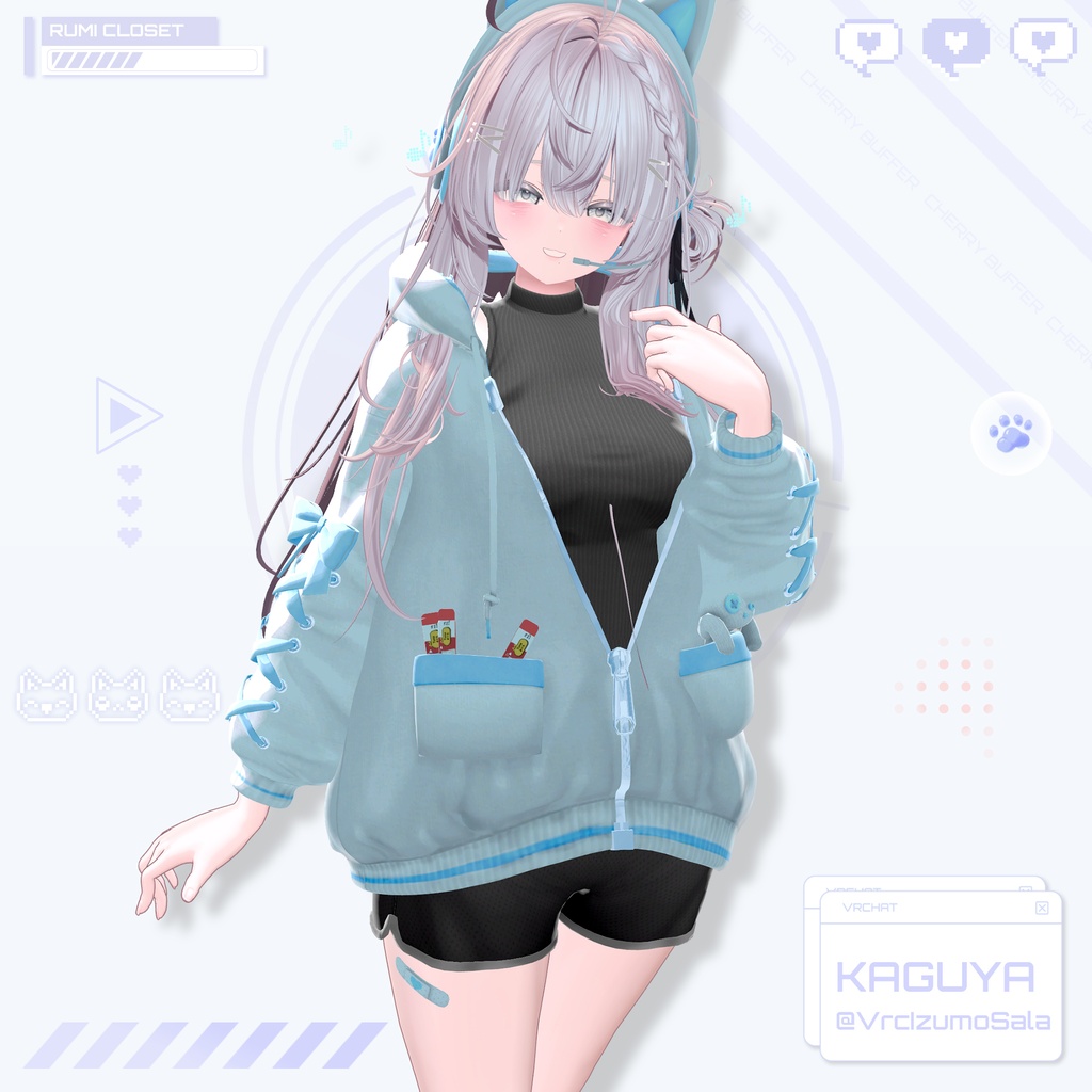 【セール中】【15アバター対応】 Cherry Buffer 【VRChat想定】