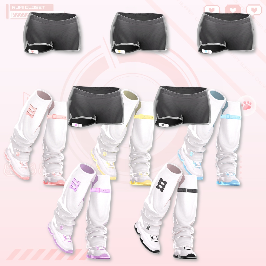 【セール中】【15アバター対応】 Cherry Buffer 【VRChat想定】