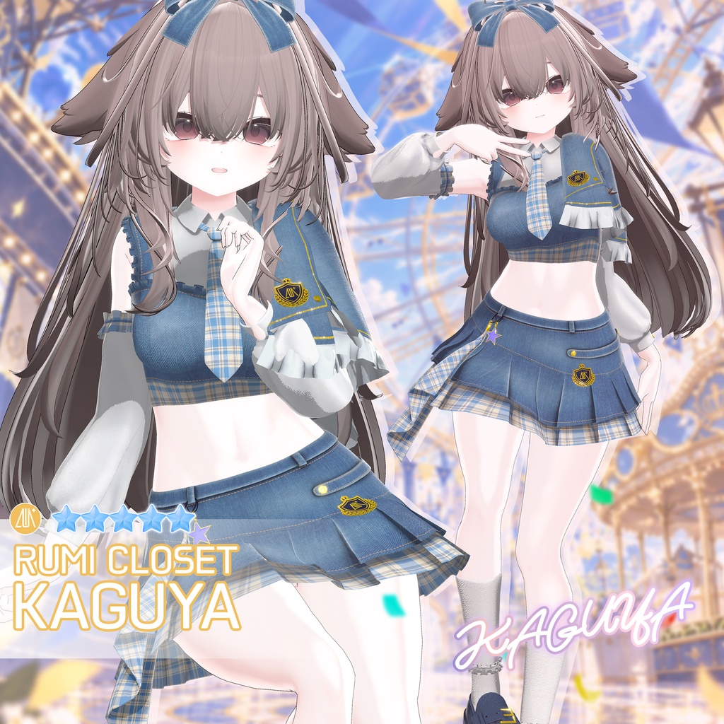 【セール中】【15アバター対応】 Encore Crest 【VRChat想定】