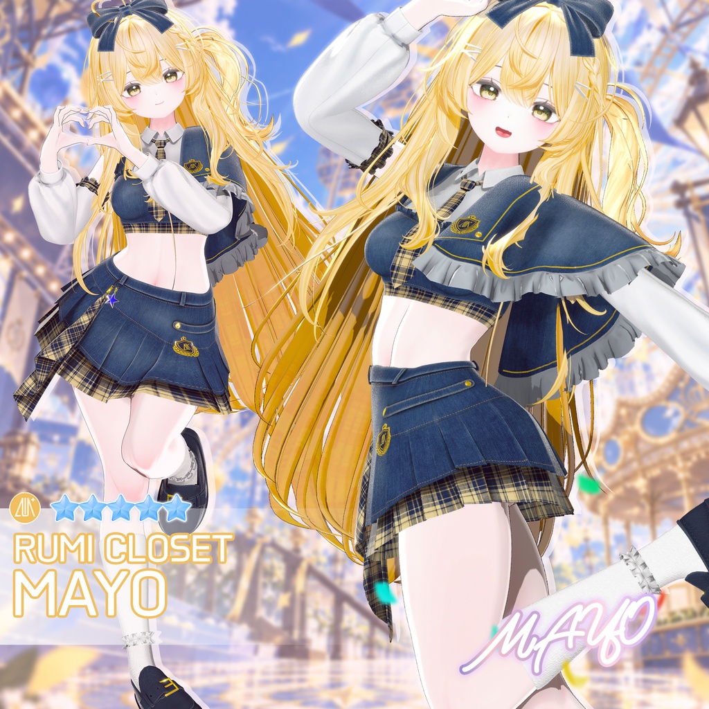 【セール中】【15アバター対応】 Encore Crest 【VRChat想定】
