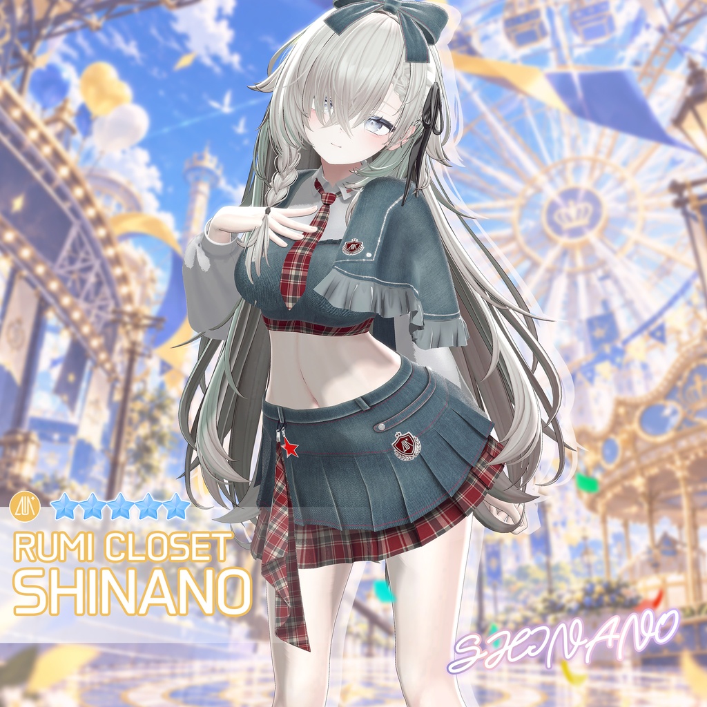 【セール中】【15アバター対応】 Encore Crest 【VRChat想定】