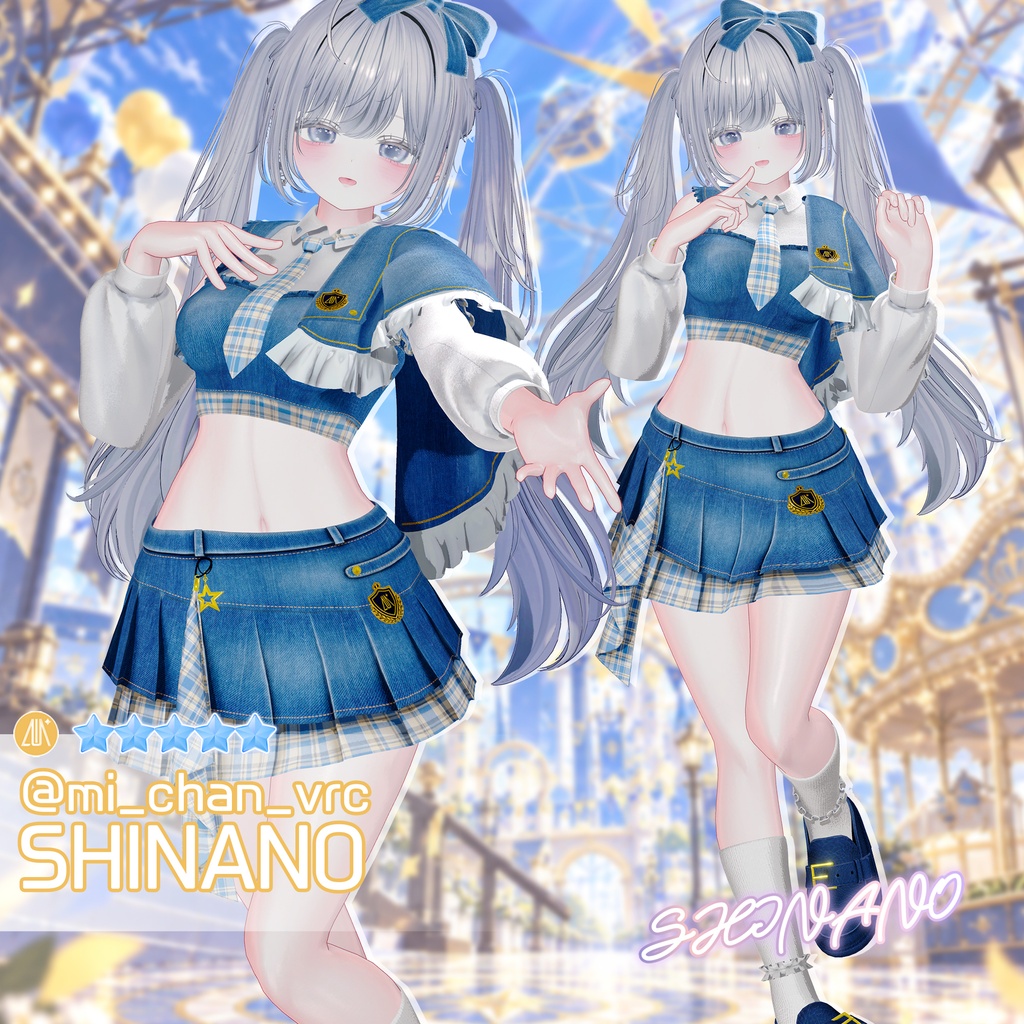 【セール中】【15アバター対応】 Encore Crest 【VRChat想定】