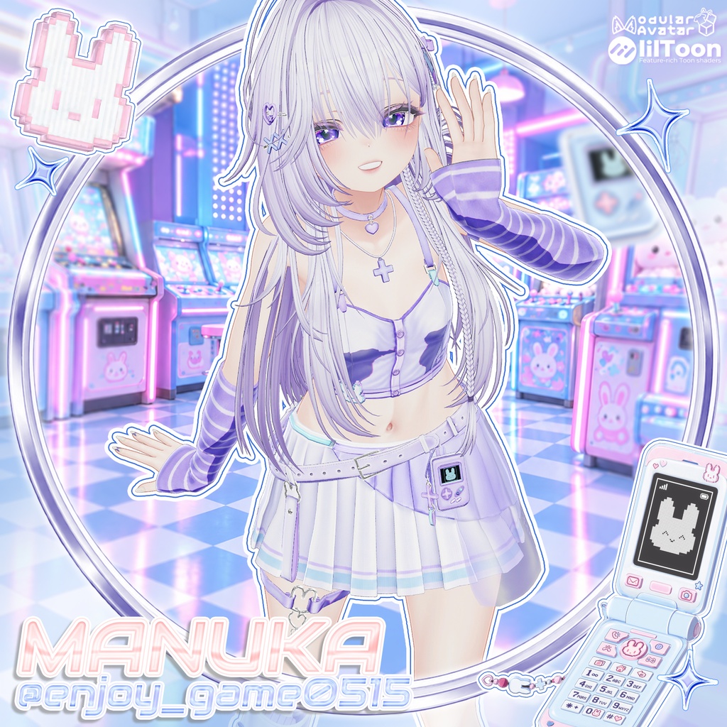 【SALE 中】【14アバター対応】 Sugary Arcade 【VRChat想定】