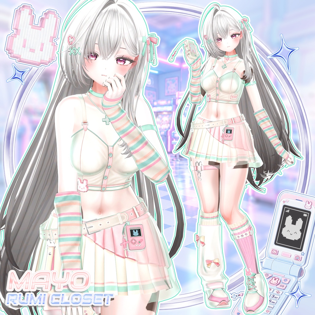 【SALE 中】【14アバター対応】 Sugary Arcade 【VRChat想定】