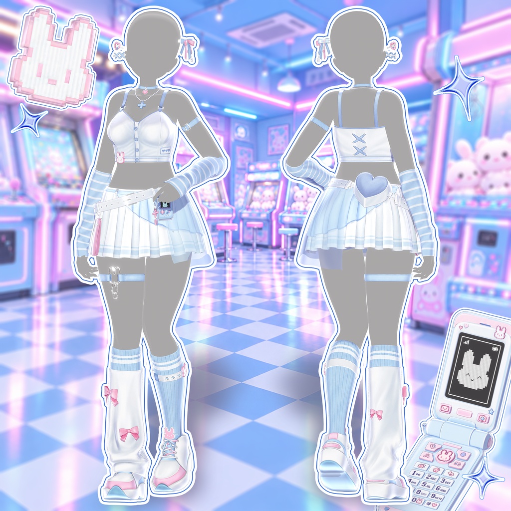 【SALE 中】【14アバター対応】 Sugary Arcade 【VRChat想定】