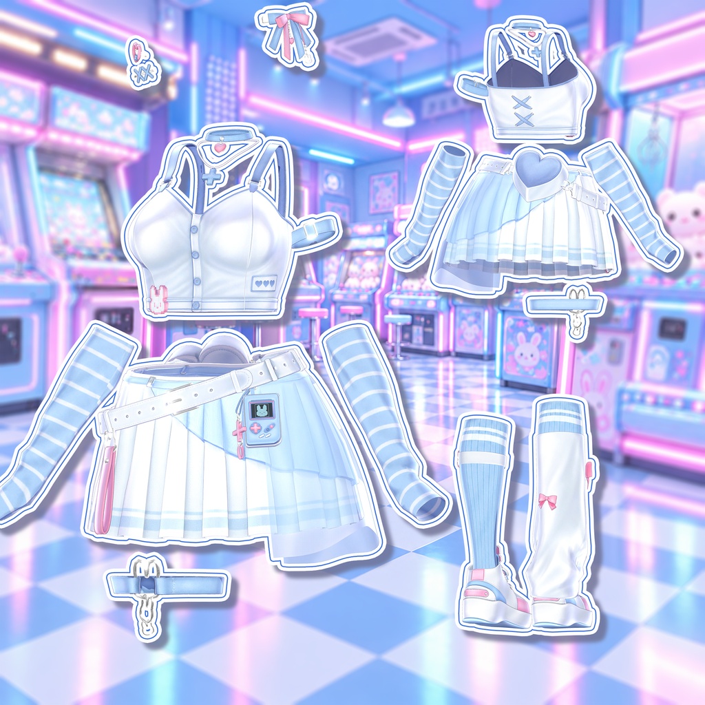 【SALE 中】【14アバター対応】 Sugary Arcade 【VRChat想定】
