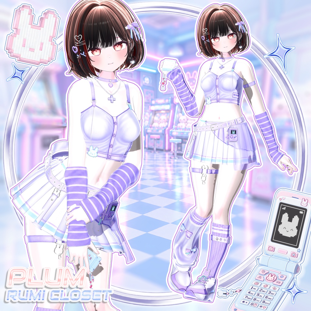 【SALE 中】【14アバター対応】 Sugary Arcade 【VRChat想定】