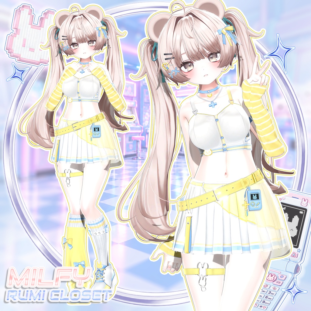 【SALE 中】【14アバター対応】 Sugary Arcade 【VRChat想定】