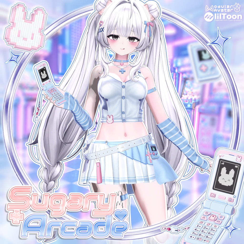 【SALE 中】【14アバター対応】 Sugary Arcade 【VRChat想定】