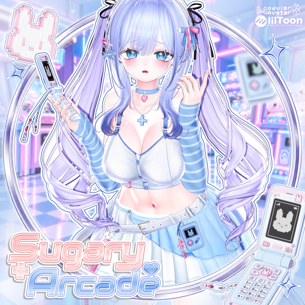 【SALE 中】【14アバター対応】 Sugary Arcade 【VRChat想定】