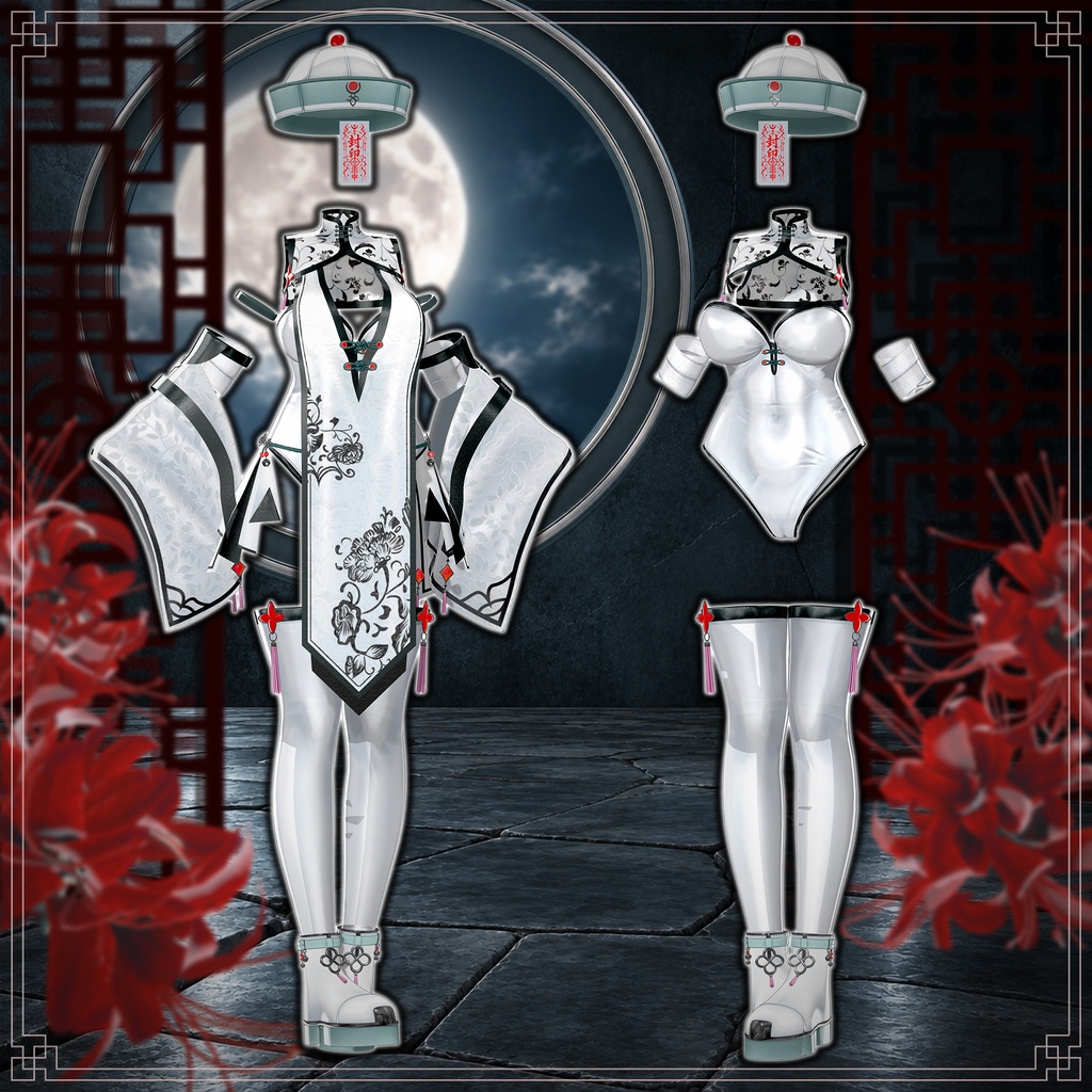 【SALE中】【15アバター対応】 幽花-Yuuka- 【VRChat想定】