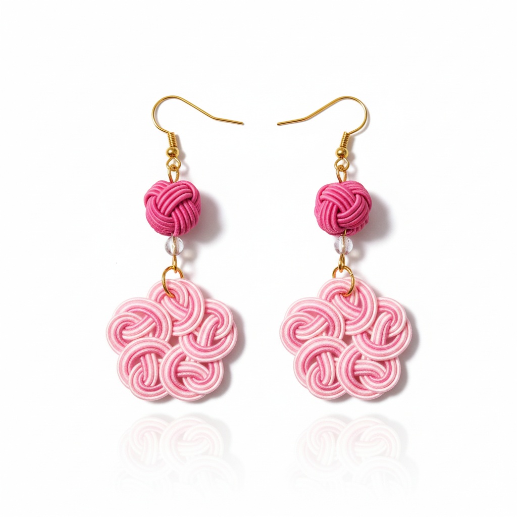 【水引】さくらピアス/セミオーダー