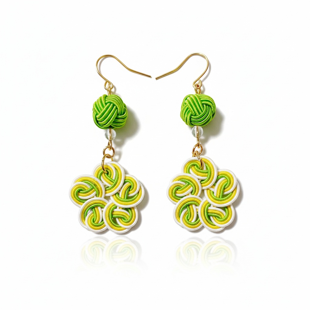 【水引】さくらピアス/セミオーダー