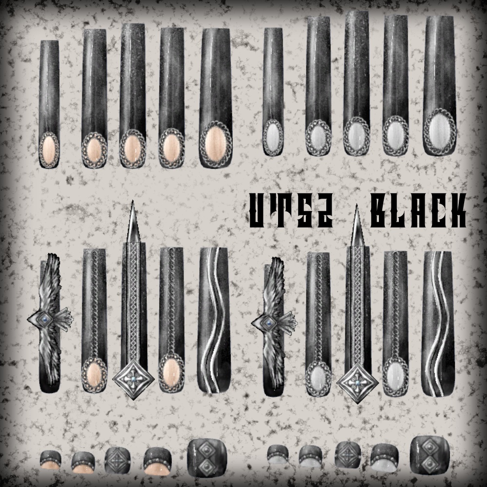 【MDollnail SuperLong対応】アトリビュートネイル【差し替えマテリアル】