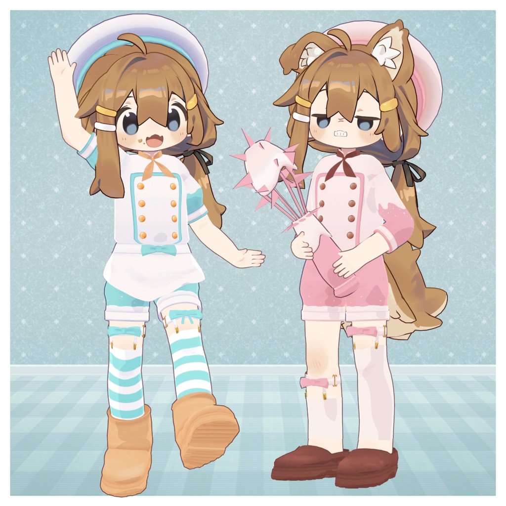 【VRC想定衣装】Dreamin Boy -どり~みんぼ~い 夢見る少年衣装セット【複数アバター対応】