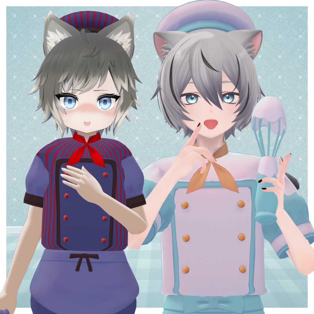 【VRC想定衣装】Dreamin Boy -どり~みんぼ~い 夢見る少年衣装セット【複数アバター対応】