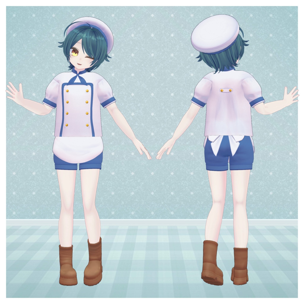 【VRC想定衣装】Dreamin Boy -どり~みんぼ~い 夢見る少年衣装セット【複数アバター対応】