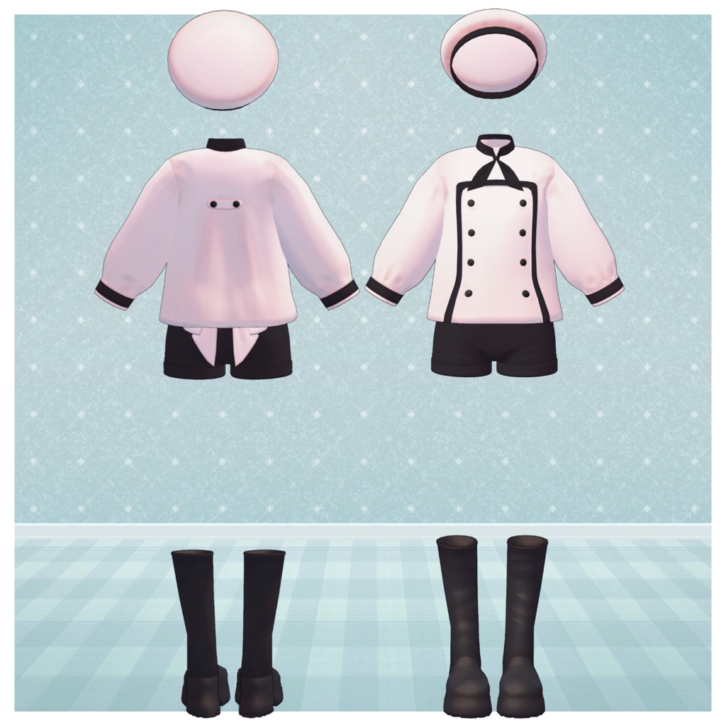 【VRC想定衣装】Dreamin Boy -どり~みんぼ~い 夢見る少年衣装セット【複数アバター対応】