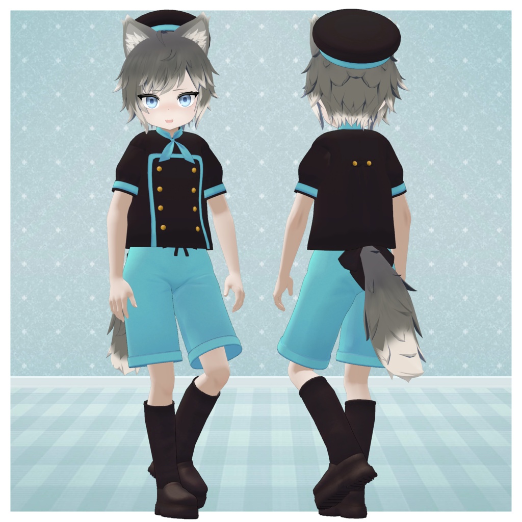 【VRC想定衣装】Dreamin Boy -どり~みんぼ~い 夢見る少年衣装セット【複数アバター対応】