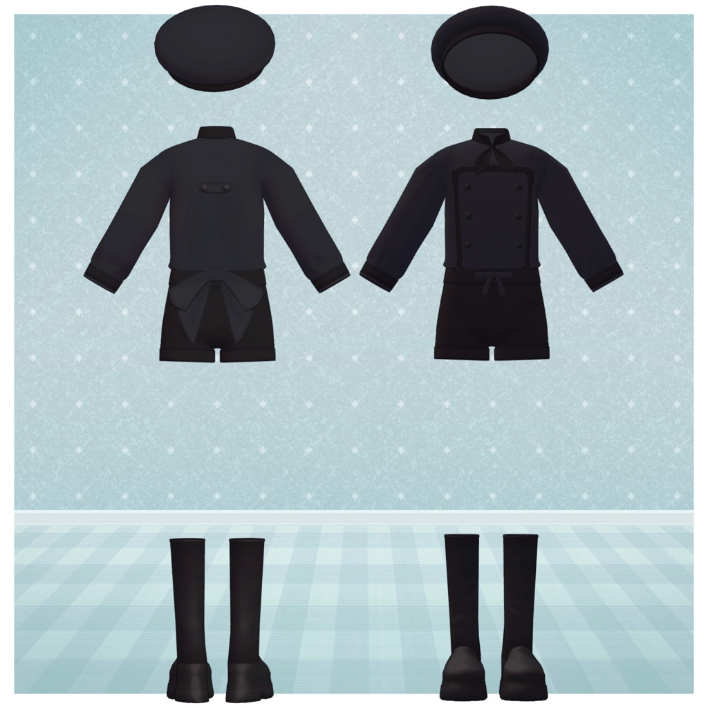 【VRC想定衣装】Dreamin Boy -どり~みんぼ~い 夢見る少年衣装セット【複数アバター対応】