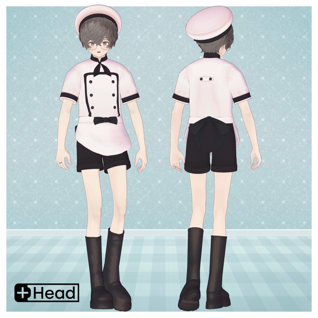 【VRC想定衣装】Dreamin Boy -どり~みんぼ~い 夢見る少年衣装セット【複数アバター対応】