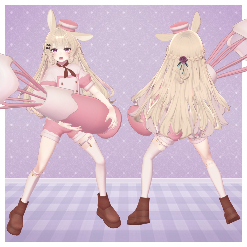 【VRC想定衣装】Dreamin Boy -どり~みんぼ~い 夢見る少年衣装セット【リーファ/ルーナリット専用/胸小のみ対応】