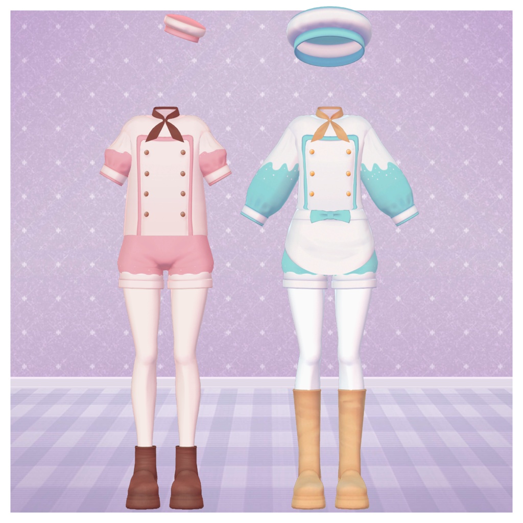 【VRC想定衣装】Dreamin Boy -どり~みんぼ~い 夢見る少年衣装セット【リーファ/ルーナリット専用/胸小のみ対応】