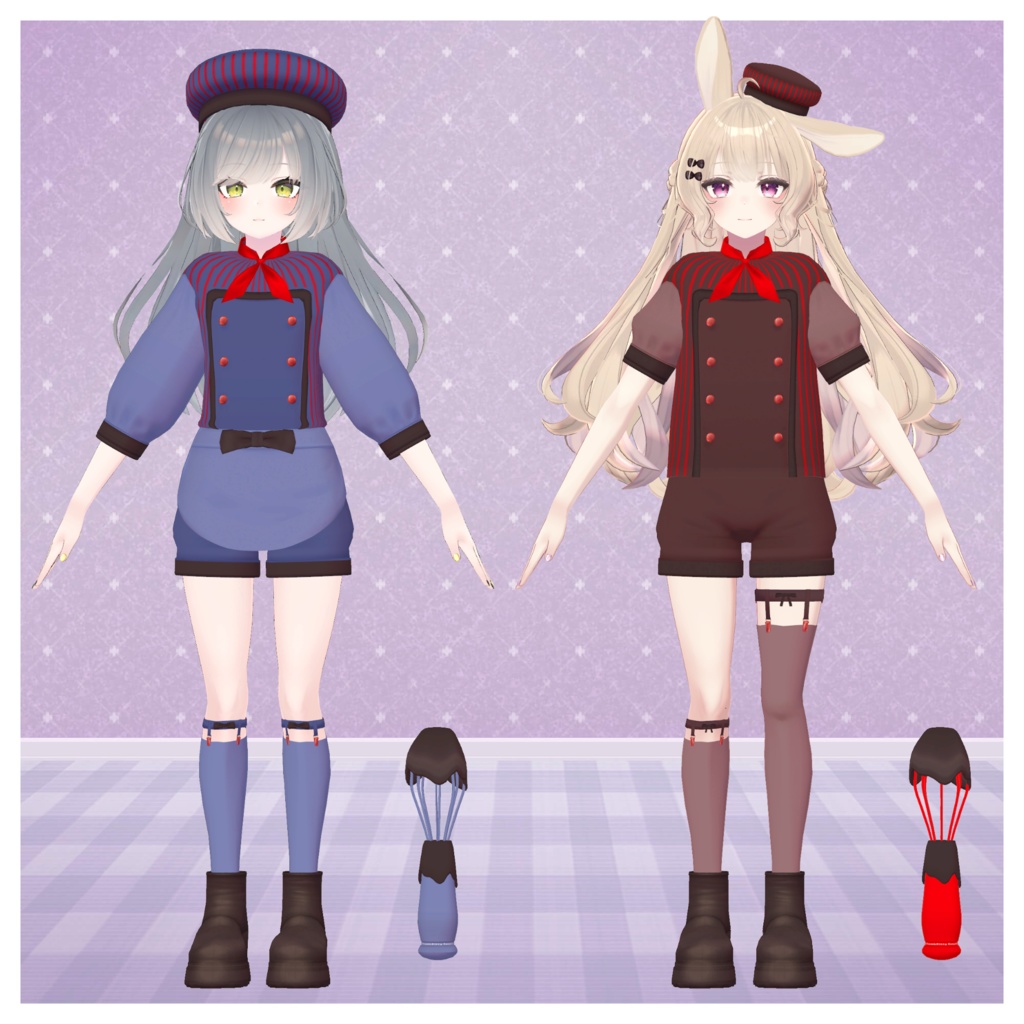 【VRC想定衣装】Dreamin Boy -どり~みんぼ~い 夢見る少年衣装セット【リーファ/ルーナリット専用/胸小のみ対応】