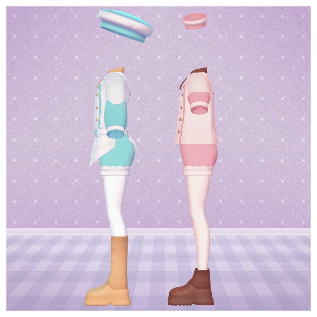 【VRC想定衣装】Dreamin Boy -どり~みんぼ~い 夢見る少年衣装セット【リーファ/ルーナリット専用/胸小のみ対応】