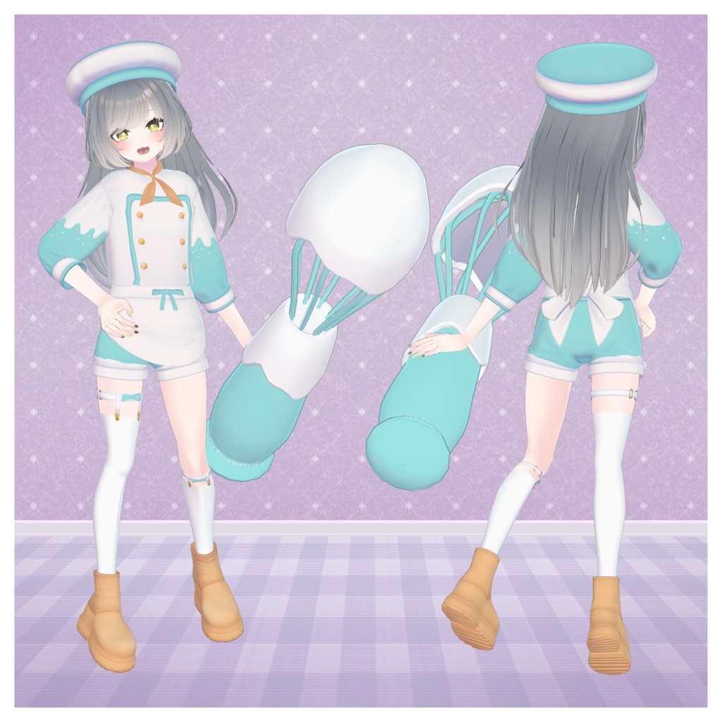 【VRC想定衣装】Dreamin Boy -どり~みんぼ~い 夢見る少年衣装セット【リーファ/ルーナリット専用/胸小のみ対応】