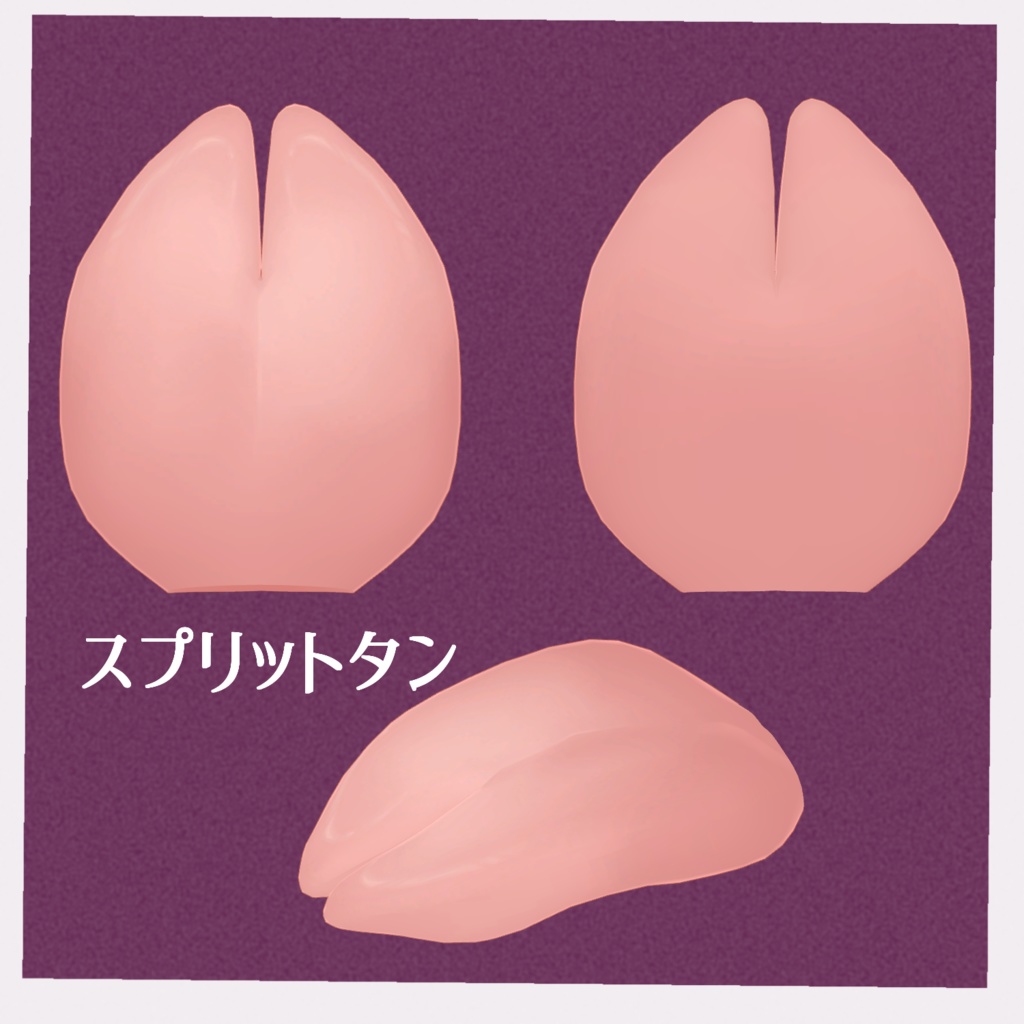 【マヌカ専用】スプリットタン&ピアス【Modular Avatar対応/リップシンク同期】