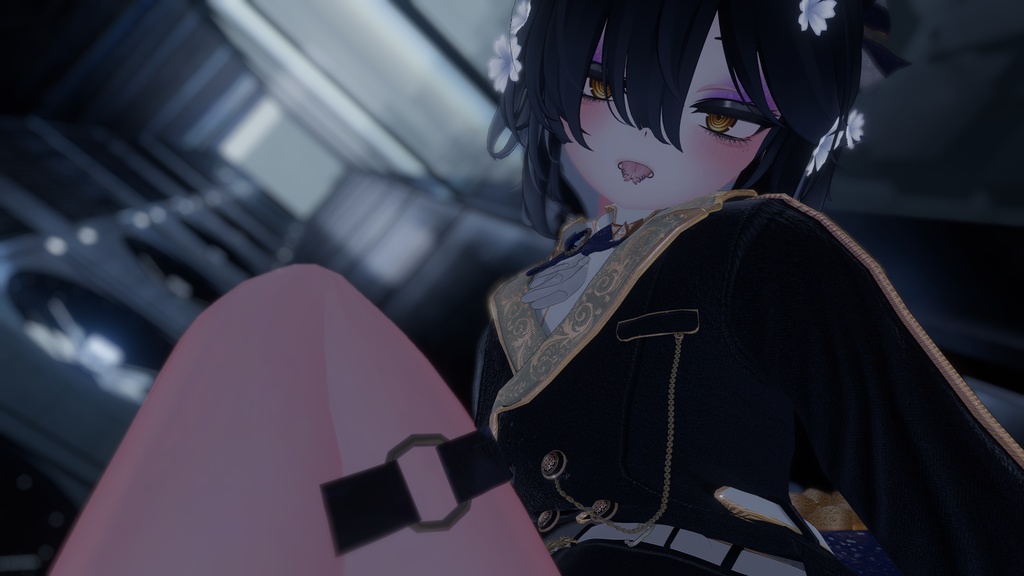 【萌専用】スプリットタン&ピアス【Modular Avatar対応/リップシンク同期】