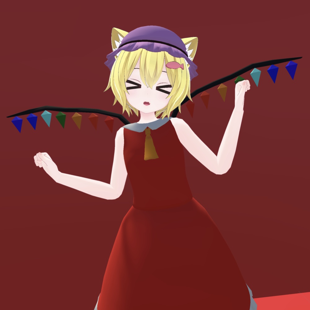 【VRChat想定・東方】ラスクちゃん向けフランコスプレセット