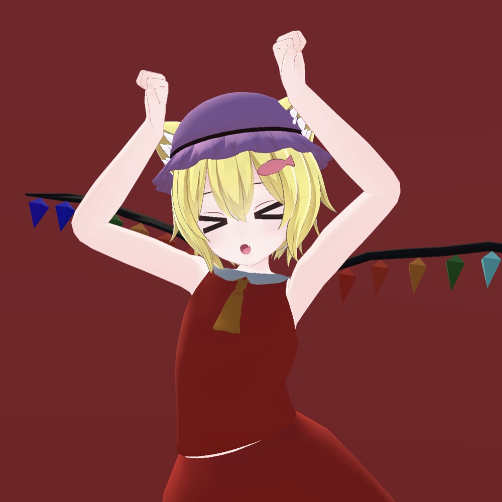 【VRChat想定・東方】ラスクちゃん向けフランコスプレセット