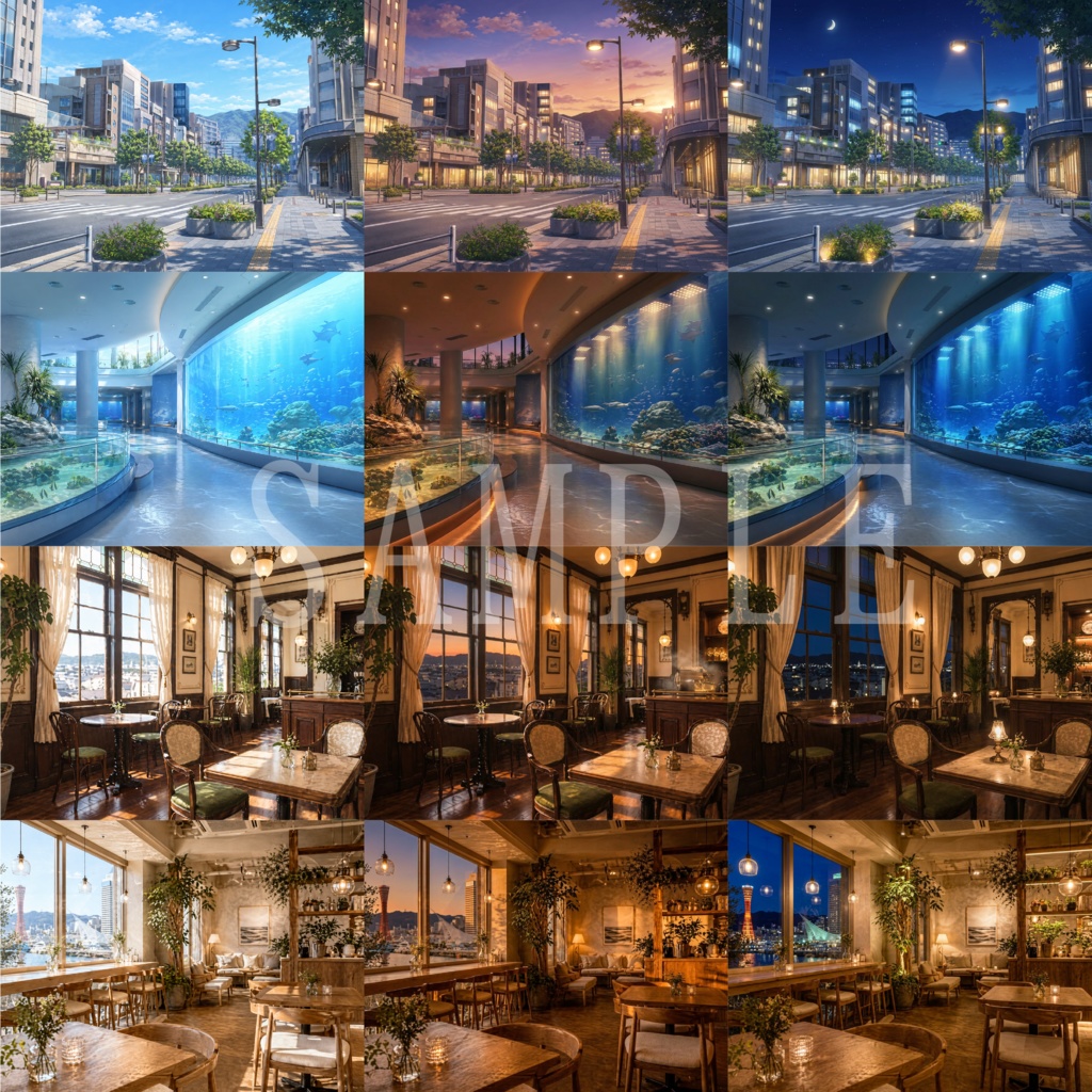 神戸背景イラスト画像素材集